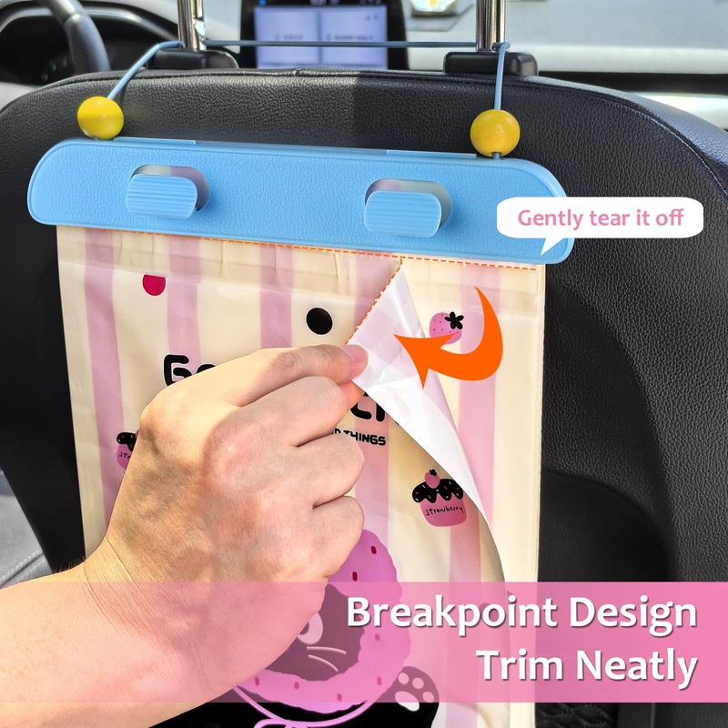 Accmor Disposable Car Trash Bag, 20 Pcs Car Garbage Bag