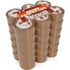 TAPEBEAR Brown Packing Tape 36Rolls, Packaging Tape Refills 2.6mil x