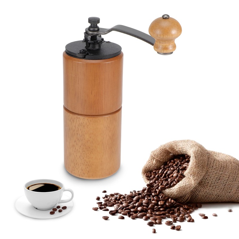 Wooden Manual Coffee Grinding Machine Portable Bean Grinder Coffee Making