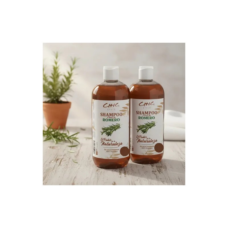 2 Shampoo De Romero 100 Orgánico Sin Parabenos Ni Sal