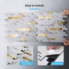 Art3d 10-Sheet Peel and Stick Backsplash Tile for Kitchen Bathroom