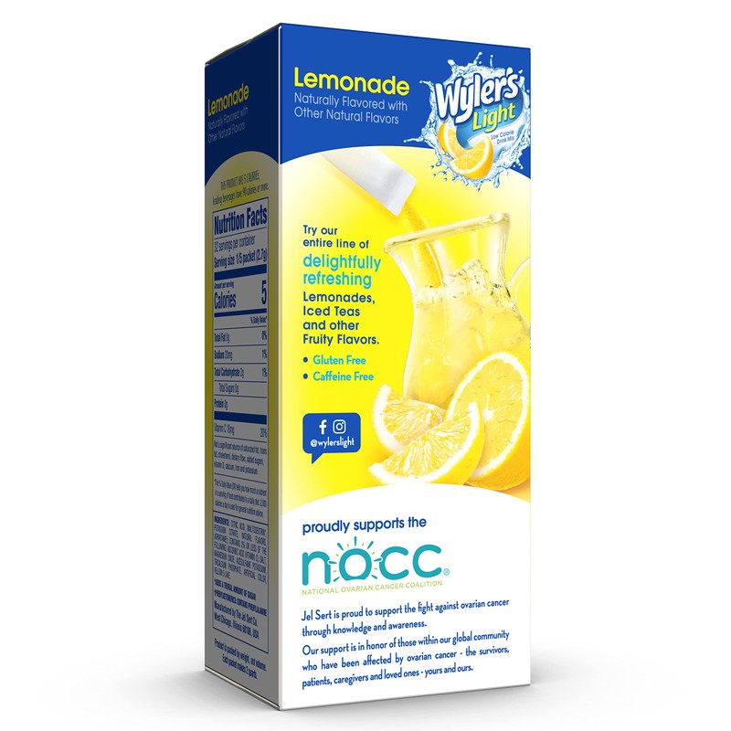 Wyler's Light Pitcher Packs, Water Drink Mix, Lemonade, 6 Boxes