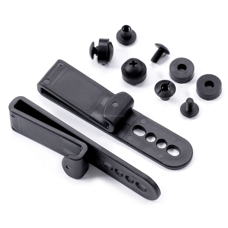 J Hook Holster Clips - (4 Pack w/Mounting Hardware) -
