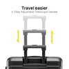 NINETYGO 24 Inch Luggage with Spinner Wheels, Checked Luggage, Large