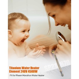 Water Heater Element Replacement Fit for Rheem Marathon, Replace SP213670, 4500W Titanium Water Heater Element