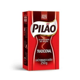 Coffee Rost and Ground - Café Torrado e Moído- Pilao 8.8oz. 250g - GLUTEN-FREE - PACK OF 08