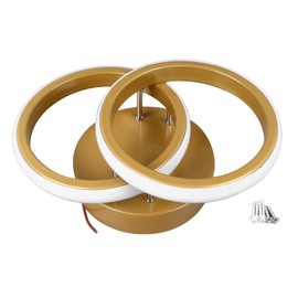 Modern LED Ceiling Light Round Interior Lighting for Room Hallway Bedroom Corridor Kitchen Dining 110‑265V White Light 6000K