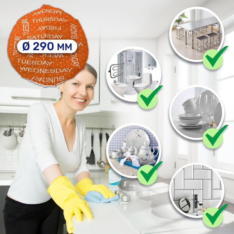 MONTERAL Universal Sponge Cloth for Cleaning is Made from Two