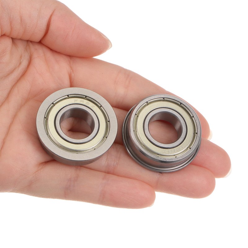 uxcell FR8ZZ Flanged Ball Bearing 1/2 x 1-1/8 x 5/16