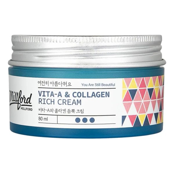 Crema Rica En Vitamina A Y Colágeno (80 Ml/2,7 Oz),