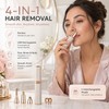 4-in-1 Electric Facial Hair Remover for Women – Rechargeable Lipstick
