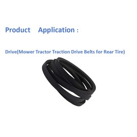 140294 Craftsman Drive Belt 1/2" x 82" fits AYP 140067 532140294 161597 Husqvarna 531300768 532140294 Craftsman 24103 Fits AYP WE185H42F and Y18H44D Hydro with 42" and 44" Deck