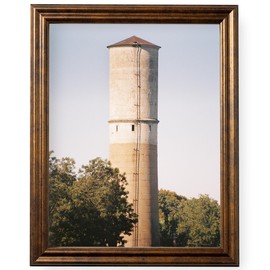 US Art Vintage Rustic Bronze 14x19 Picture Frame .75" Inch Wide - Farmhouse Wall Decor Handmade Solid Wood Frames with Preinstalled Hangers and UV Blocking Plexiglass 19x14 Frame