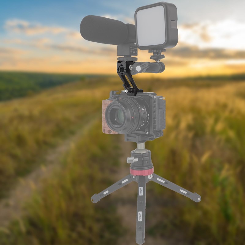Leftfoto Top Handle Wood & Metal Grip Quick Release Handgrip