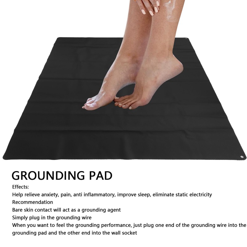 2pcs Earthing Mat Improve Insomnia Reduce Infammation Grounding Sleep Mat
