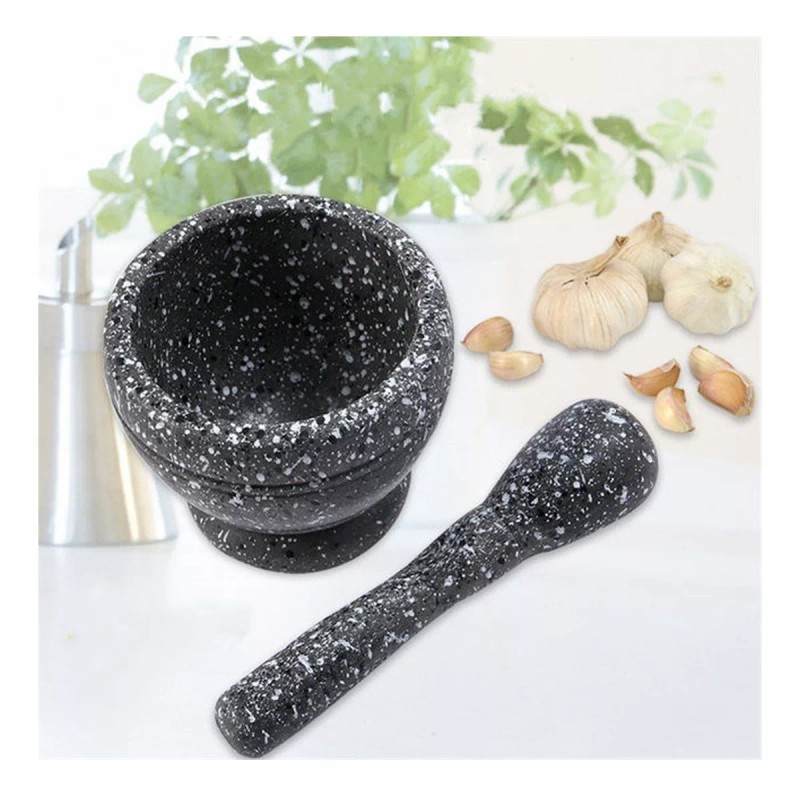 Mortero Molcajete Triturador Machacador Especias Mascarillas
