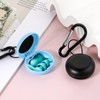 Giantree 2pcs Earplug Cases, Round Potable Ear Plug Holder with