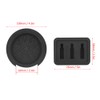Guitar Mute Pad Sound Hole Cover Black Silicone Musical Instrument