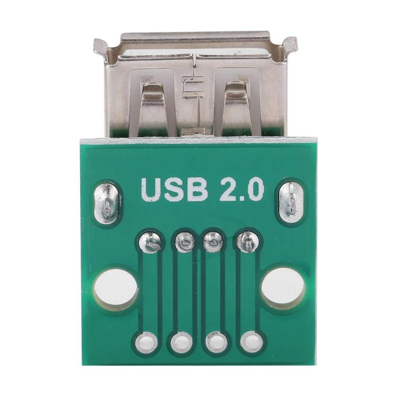 Female USB Breakout Board USB to DIP 2.54 mm Pitch