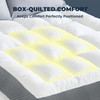 HYPREST 4 Inch Twin XL Mattress Topper Cotton,Shredded Memory Foam