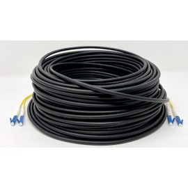 RiteAV - Direct Burial/Outdoor LC-LC 2-Strand Fiber Optic Cable - Singlemode (9/125) - 50M (164ft)