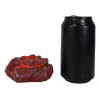 Red Magma Lava Rock LED Light Base Display Stand For