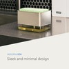 EZbrnd Countertop Liquid Dish Soap Dispenser with Sponge Holder for