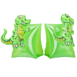 MoKo Swim Arm Bands for Kids, Toddlers Begin to Swim Inflatable Pool Floats Sleeves, Cute Cartoon Swimming Wings Armlets Rings Floaties Tubes, Water Sports Learning Swim Training Aids, Dinosaur
