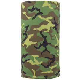 Bandana.com Woodland Camo Camo Tube Headbands - Dozen Packed
