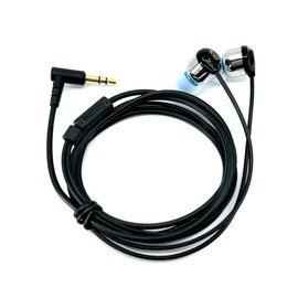 Intime Earphones, Wired Bineo, Real Black, In-Ear Type, 0.1 inch (3.5 mm) Plug (Real Black, 0.1 inch (3.5 mm) Plug)