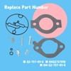 GLOXTED 22-757-01-S Carburetor Overhaul Kit Replacement for Kohler KS530 KS540