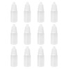 Qancekoo 12pcs Eye Dropper Bottles, 10ml/0.34oz Plastic Squeezable Dropper Bottles,
