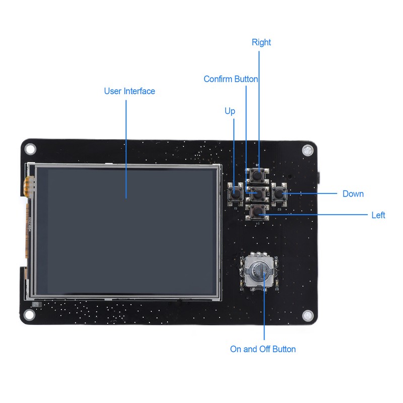 SDR Receiver Radio Transceiver 1MHz‑6GHz Full Featured with 2.8in Touch