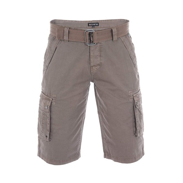 riverso RIVAnton Men's Cargo Shorts with Belt Regular Fit Cargo