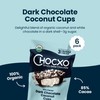 ChocXO Dark Chocolate Coconut Cups, 85% Cacao, 3g Sugar per