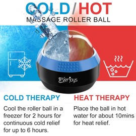 Massage Ice Roller Ball Cold & Heat Therapy Tissue Relief Muscle Recovery