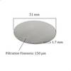 2 Pack 51mm Espresso Puck Screen, Reusable 1.7mm Thickness 150μm