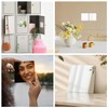 yuntop 2 Pack Self Adhesive Acrylic Mirror, 2MM Flexible Plastic