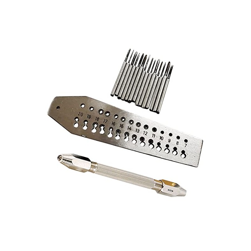 Mini Tap and Die Set 14 Taps & Screwplate &