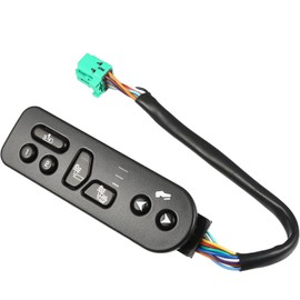 SCHUSSPART Seat Heater Memory Switch w/Pedal Height Adjustment Driver Side Compatible with Chevy Avalanche Silverado Suburban Yukon 1500 2500 3500 Tahoe Escalade 2003-2006 Replaces 15116862 15179136