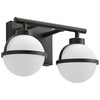 SOLFART Black Bathroom Light Fixture 2 Light Bathroom Vanity Light