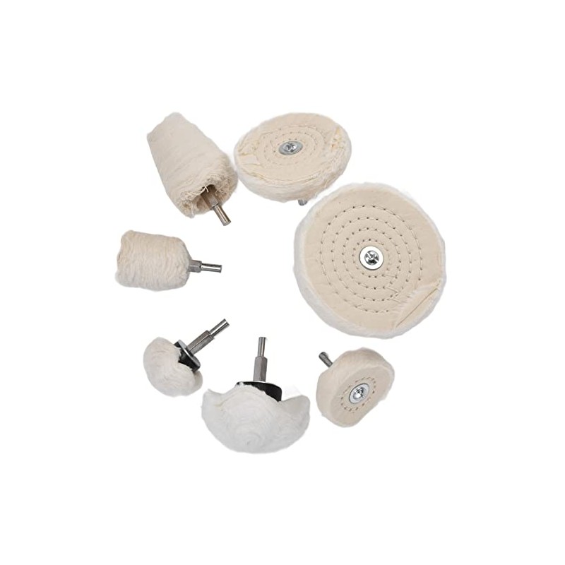 Kit de ruedas de pulido de franela de algodón