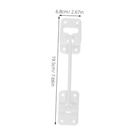 GANAZONO Rv Door Catch Durable Plastic Latch with Screws for Enhanced Storage for Rvs and Campers Organizes Hats and Bags White Door Holder
