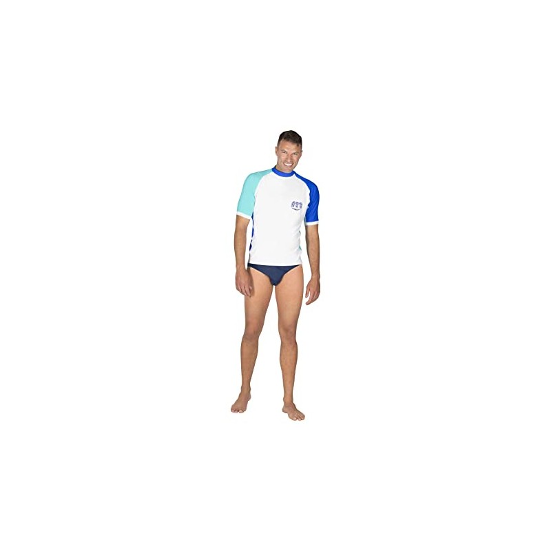 Mares Rashguard Shield Man Rash Guard Set, White, L