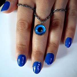 MODE Ocean Blue Cream Nail Polish Shade #119, Long Wear, High Gloss Nail Enamel Made in the Beautiful USA