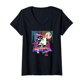 Womens Studio 54_Disco_007 V-Neck T-Shirt