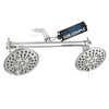 Proox Double Shower Head with Built-in Valve, High Pressure 6