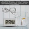 Digital LED Termómetro de Refrigerador, Mini Alarma Medidor de Temperatura