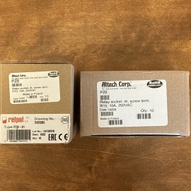 Altech Corp PZ8 Relay Socket 8 Pin  Dr, Screw Term 10A 250VAC PZ-8 R15 Series