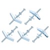 QUARKZMAN Toggle Bolt Wing Nut Assortment Kit, 30 Sets 3/16